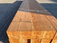 Red class wood paal 20x20x600 cm (10x) - afbeelding 6 van  8
