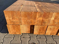 Red class wood paal 20x20x600 cm (10x) - afbeelding 1 van  8