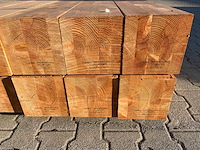Red class wood paal 20x20x600 cm (10x) - afbeelding 7 van  8