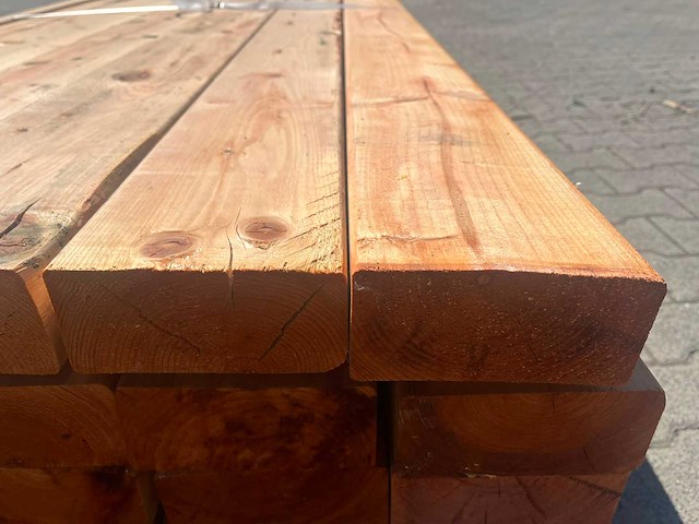 Red class wood vuren ligger 5000x140x65mm (37x) - afbeelding 3 van  12
