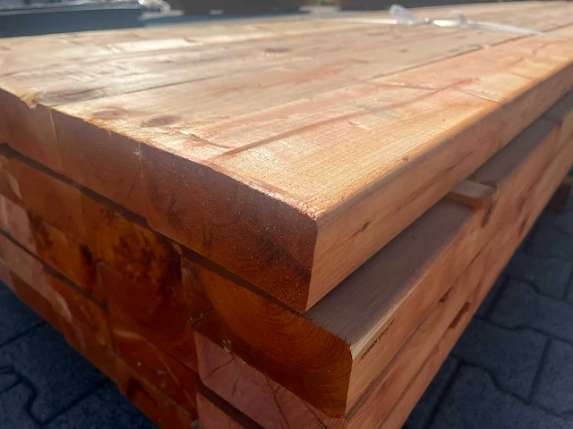 Red class wood vuren ligger 5000x140x65mm (37x) - afbeelding 8 van  12