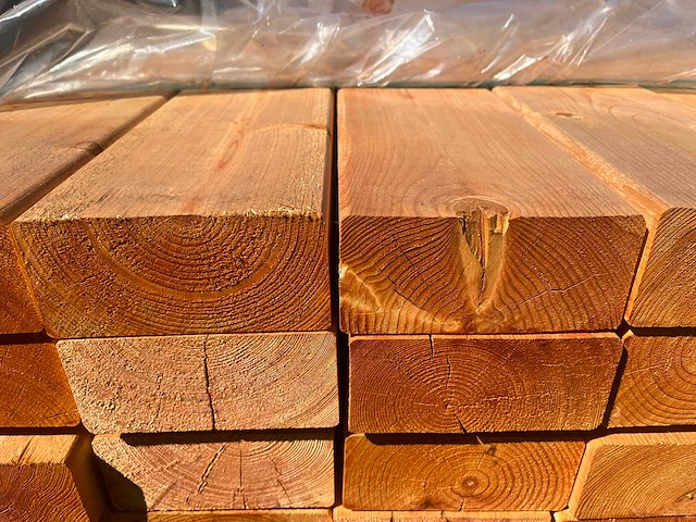 Red class wood vuren ligger 5000x140x65mm (70x) - afbeelding 3 van  16