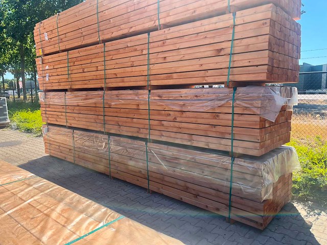 Red class wood vuren ligger 5000x140x65mm (70x) - afbeelding 6 van  16