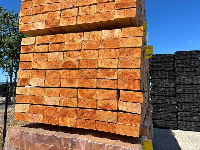 Red class wood vuren ligger 5000x140x65mm (70x) - afbeelding 15 van  16