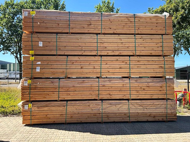Red class wood vuren ligger 5000x140x65mm (70x) - afbeelding 2 van  16