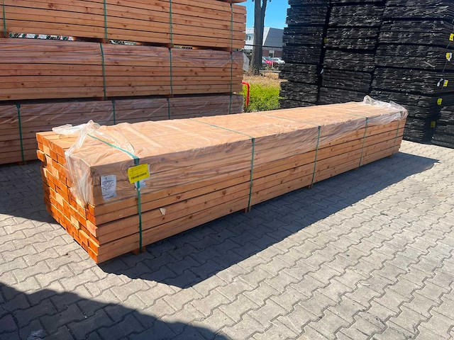 Red class wood vuren ligger 5000x140x65mm (70x) - afbeelding 1 van  16