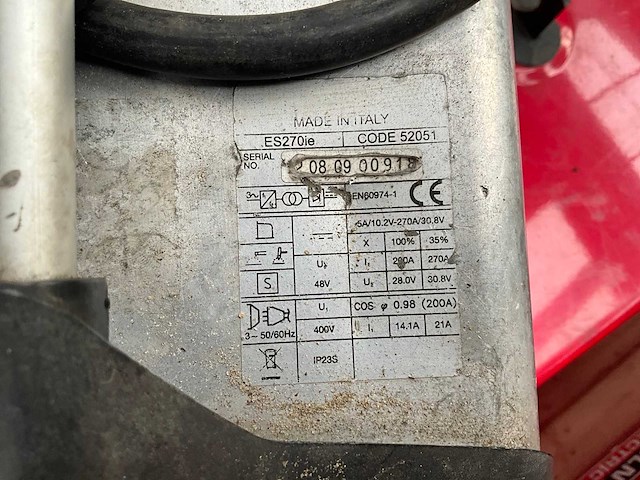 Red-d-arc welderentals es270ie elektrode lasapparaat - afbeelding 6 van  6