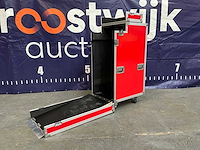 Red flightcase - afbeelding 2 van  4