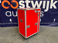 Red flightcase - afbeelding 3 van  4