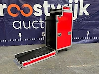 Red flightcase - afbeelding 3 van  10