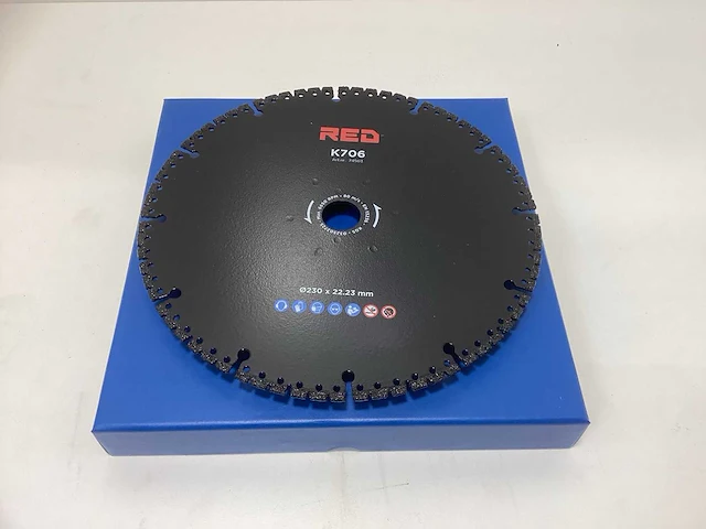 Red k706 diamantzaagblad - ø230 x 22.23mm - afbeelding 1 van  9