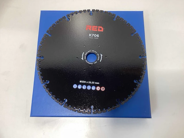 Red k706 diamantzaagblad - ø230 x 22.23mm - afbeelding 7 van  9