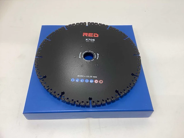 Red k706 diamantzaagblad - ø230 x 22.23mm - afbeelding 4 van  9