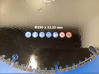 Red k706 diamantzaagblad - ø230 x 22.23mm - afbeelding 7 van  9