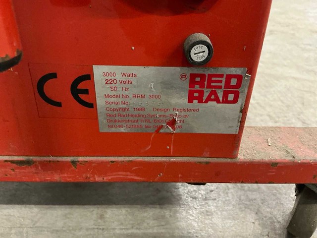 Red rad rrm3000 infrarood heater - afbeelding 7 van  7