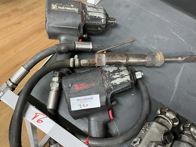 Red rooster pneumatische slagmoersleutel (2x) - afbeelding 2 van  5