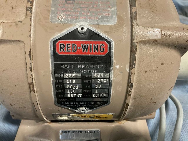Red wing 26e grinding polishing motor - afbeelding 4 van  4