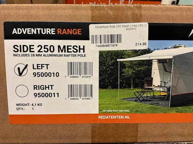 Reda adventure zijwand met raam - afbeelding 2 van  3