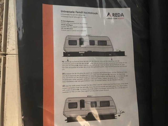 Reda fendt caravan tochtstrook - afbeelding 3 van  4