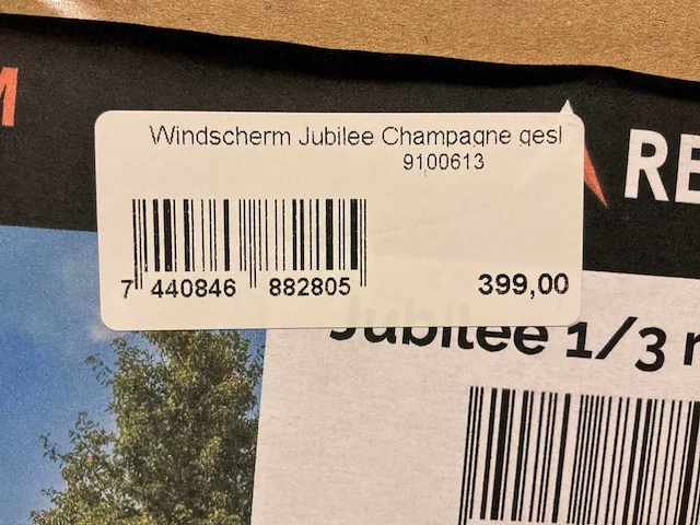 Reda jubilee gesloten windscherm - afbeelding 3 van  4