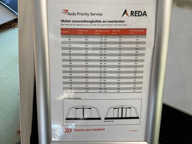 Reda lucca 240 voortent (858-870 cm) - afbeelding 5 van  12