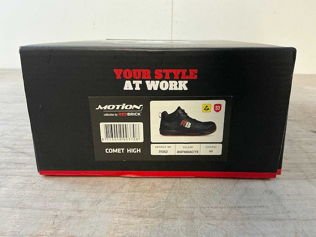 Redbrick comet high s3 model werkschoenen 40 (10x) - afbeelding 5 van  6
