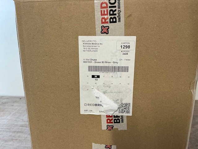 Redbrick druse - s3 - werkschoenen 36 (10x) - afbeelding 2 van  2