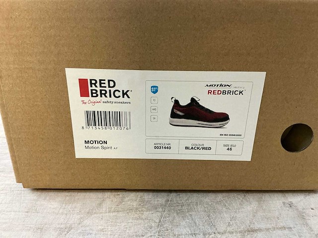 Redbrick motion spirit s1 model werkschoenen 46 (10x) - afbeelding 6 van  8