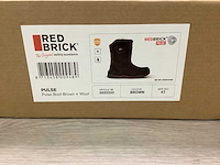 Redbrick pulse boot brown + wool werkschoen 43 (5x) - afbeelding 4 van  8