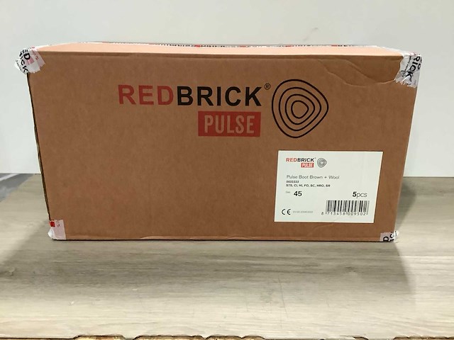Redbrick pulse boot brown + wool werkschoenen (5x) - afbeelding 2 van  8