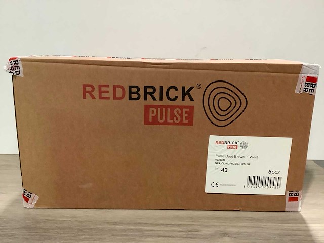Redbrick pulse boot brown + wool werkschoenen (5x) - afbeelding 2 van  8