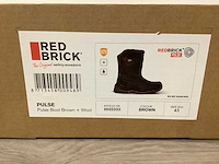 Redbrick pulse boot brown + wool werkschoenen (5x) - afbeelding 4 van  8