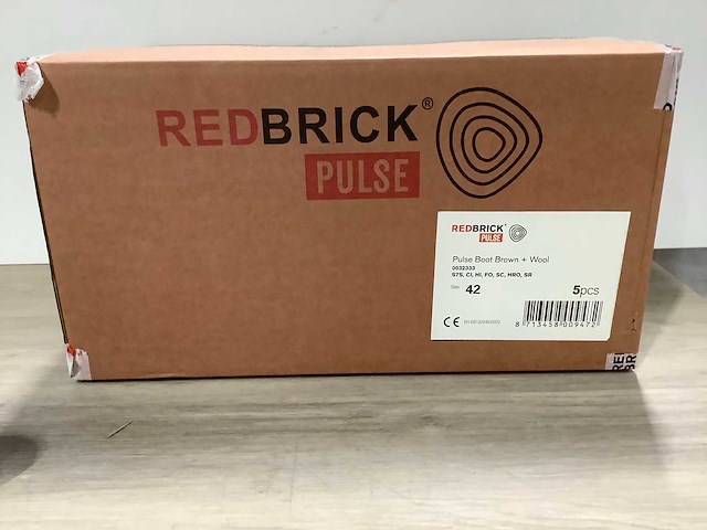 Redbrick pulse boot brown + wool werkschoenen (5x) - afbeelding 2 van  8