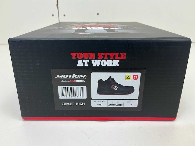 Redbrick s3 comet high werkschoenen maat 39 (10x) - afbeelding 5 van  5