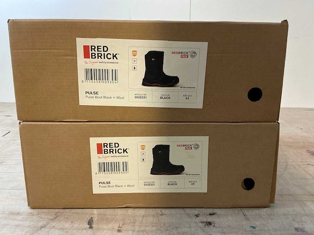Redbrick wool s7s werklaarzen 45 (2x) - afbeelding 5 van  5