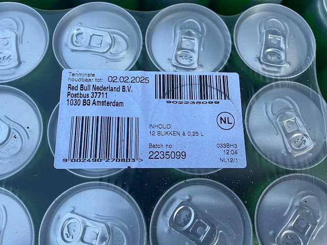 Redbull blik energy frisdrank (800x) - afbeelding 2 van  2