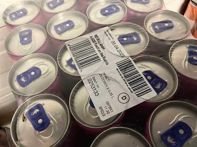 Redbull energydrink (168x) - afbeelding 1 van  1