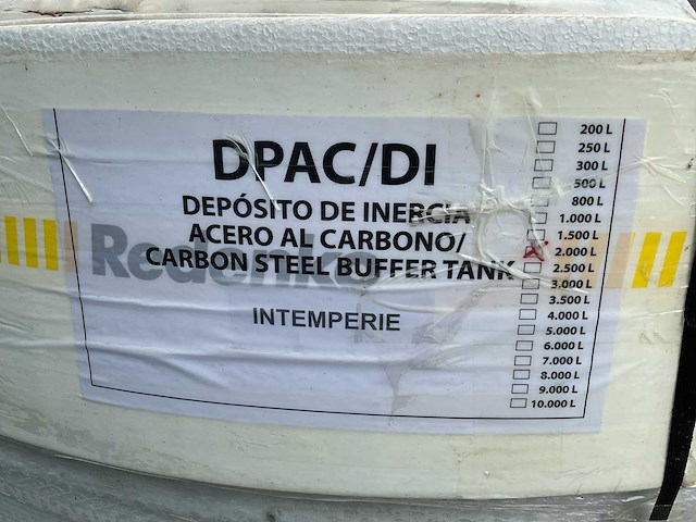 Redenko 2000l dpac/di buffertank - afbeelding 4 van  5