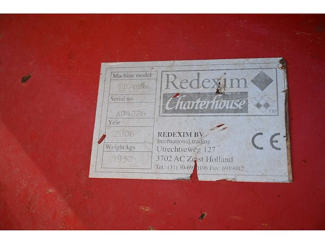 Redexim verti-drain 7626 beluchtingsmachine - afbeelding 13 van  13