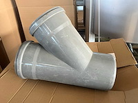 Redi pvc y-stuk 200-45° (8x) - afbeelding 1 van  6