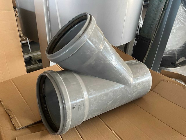 Redi pvc y-stuk 200-45° (8x) - afbeelding 2 van  6
