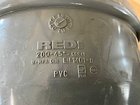 Redi pvc y-stuk 200-45° (8x) - afbeelding 4 van  6