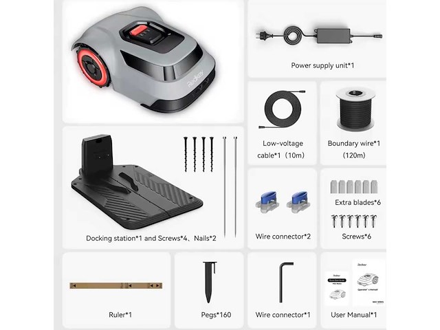 Redkey - mgc1000 - robot grasmaaier - afbeelding 2 van  9