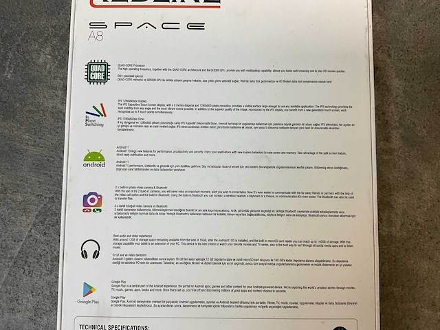 Redline - space a8 - android 11 - tablet (5x) - afbeelding 5 van  14