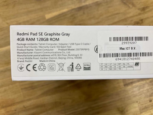 Redmi pad se tablet - afbeelding 2 van  3