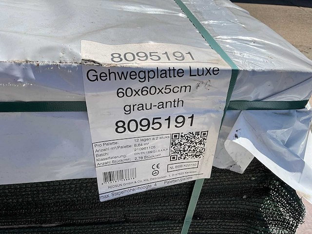 Redsun gehwegplatte luxe betontegel - afbeelding 4 van  4