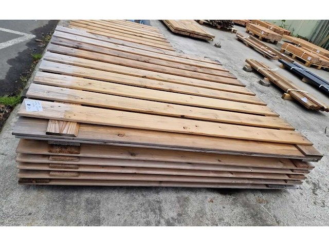Redvision - geschaafd plankenscherm verticaal recht 19-planks 16x180x1800 mm (7x) - afbeelding 2 van  2