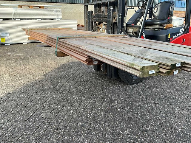 Redvision blokhutprofiel 300-400x14,5x2,8 cm (30x) - afbeelding 3 van  7