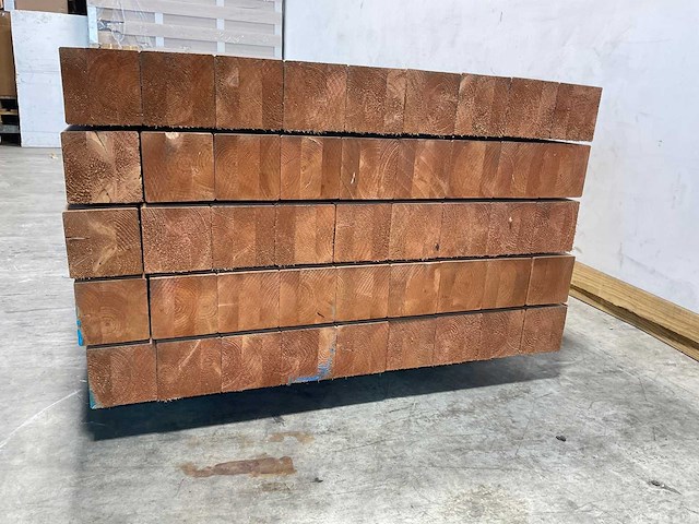Redvision paal geschaafd verlijmd 400x12x12 cm (10x) - afbeelding 4 van  8