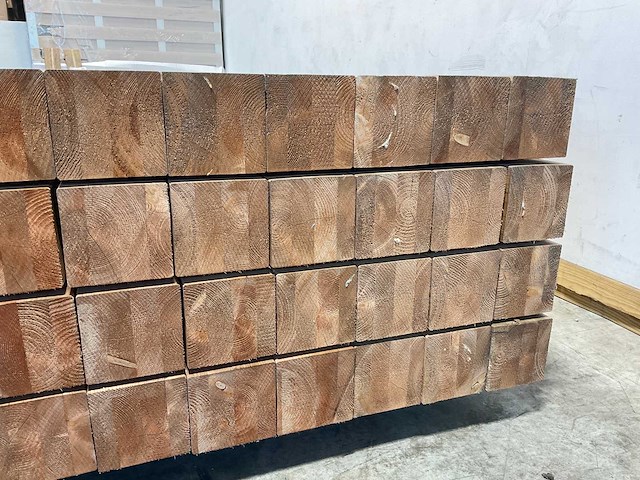 Redvision paal geschaafd verlijmd 500x14x14 cm (6x) - afbeelding 2 van  7